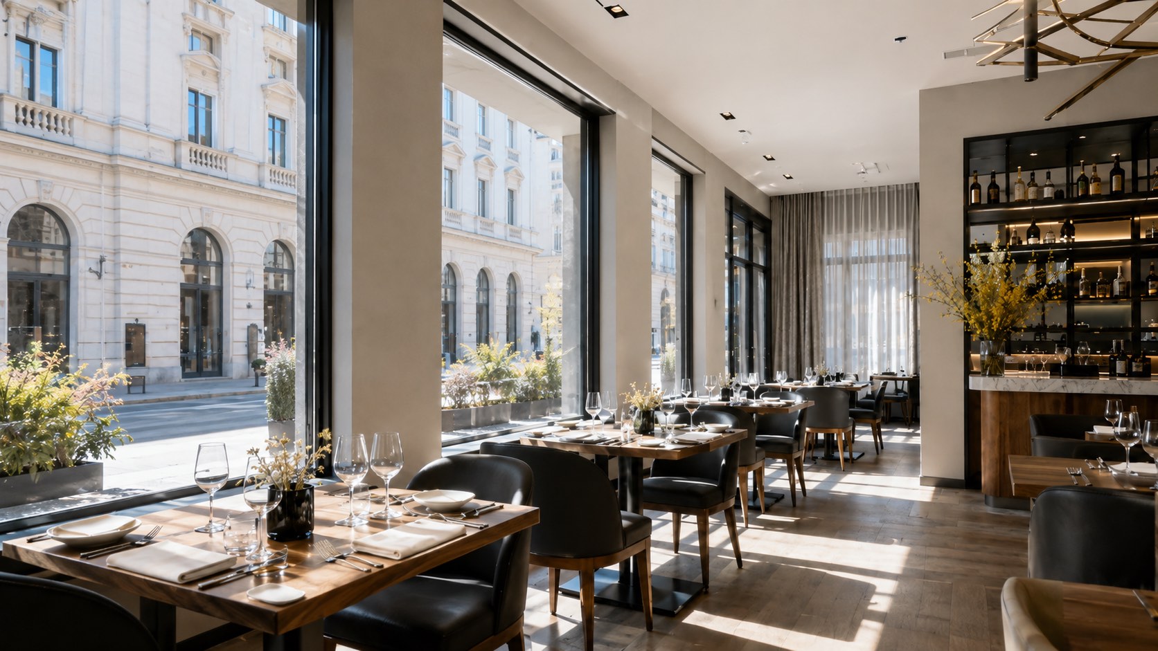 Restaurant à Québec — avant l'installation